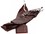1.5 x15" Mahogany Fiberous Casings - Bag of 20